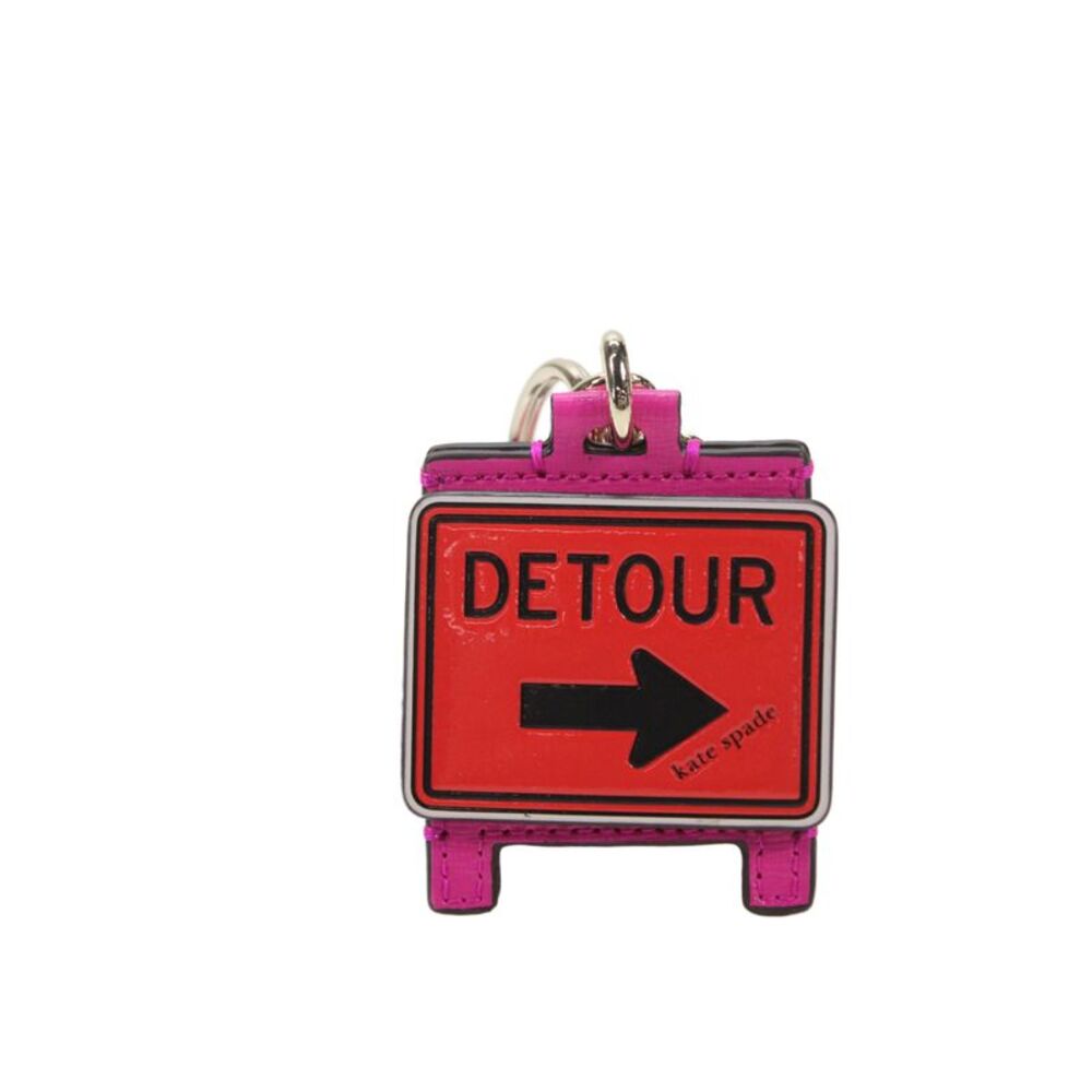 Kate Spade New York Womens Detour Handbag Charm Pink Orange